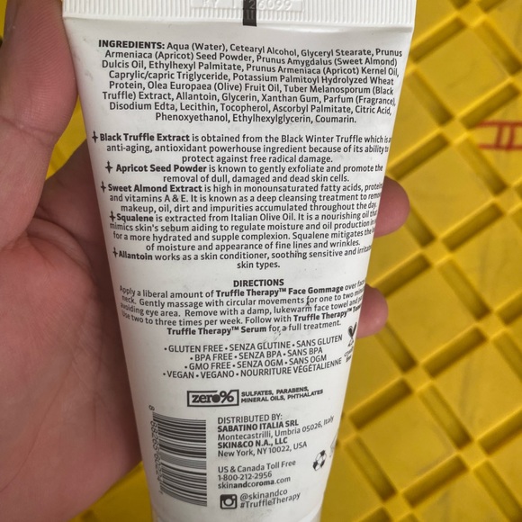 SKIN & CO ROMA Truffle Therapy Face Gommage 5.07oz / 50 ml - Picture 3 of 6